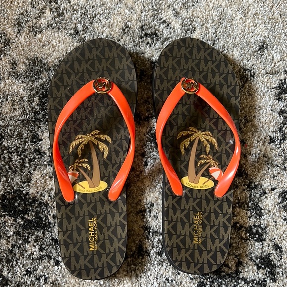 Michael Kors Shoes - Michael Kors flip flops.  Excellent used condition.